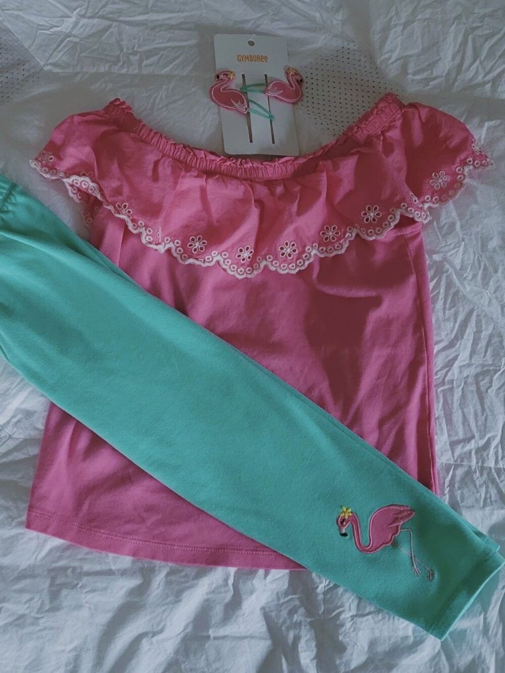 Gymboree Flamingo 3-Piece Outfit 10